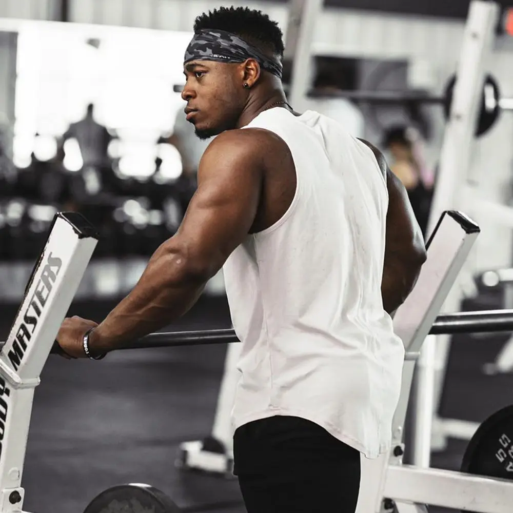 Однотонные черные майки для тренажерного зала мужская хлопковая рубашка без