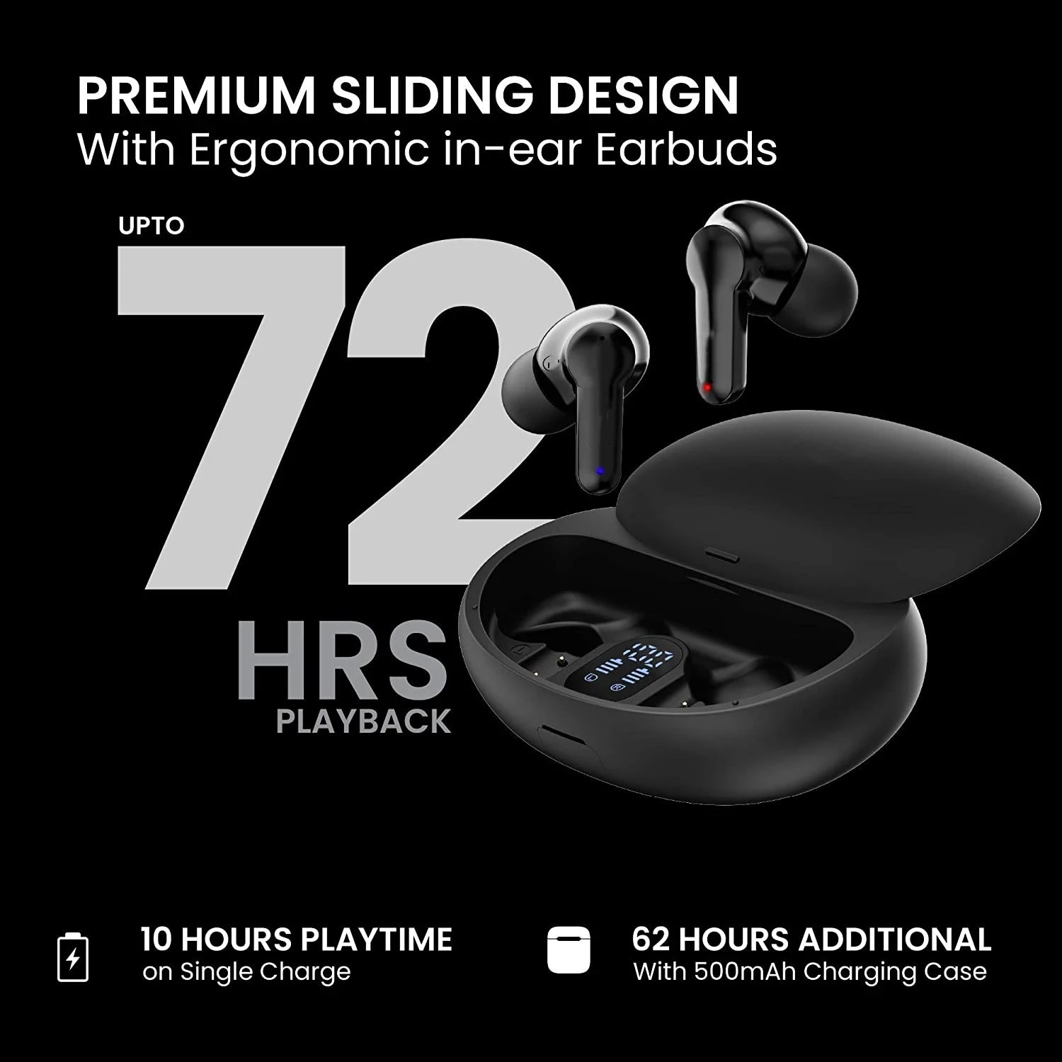 TWS Wireless Bluetooth5.3 Earphone ENC Noise Canceling Earbuds Waterproof Sport Touch Gaming HIFI Headphone HD Call Long Standby