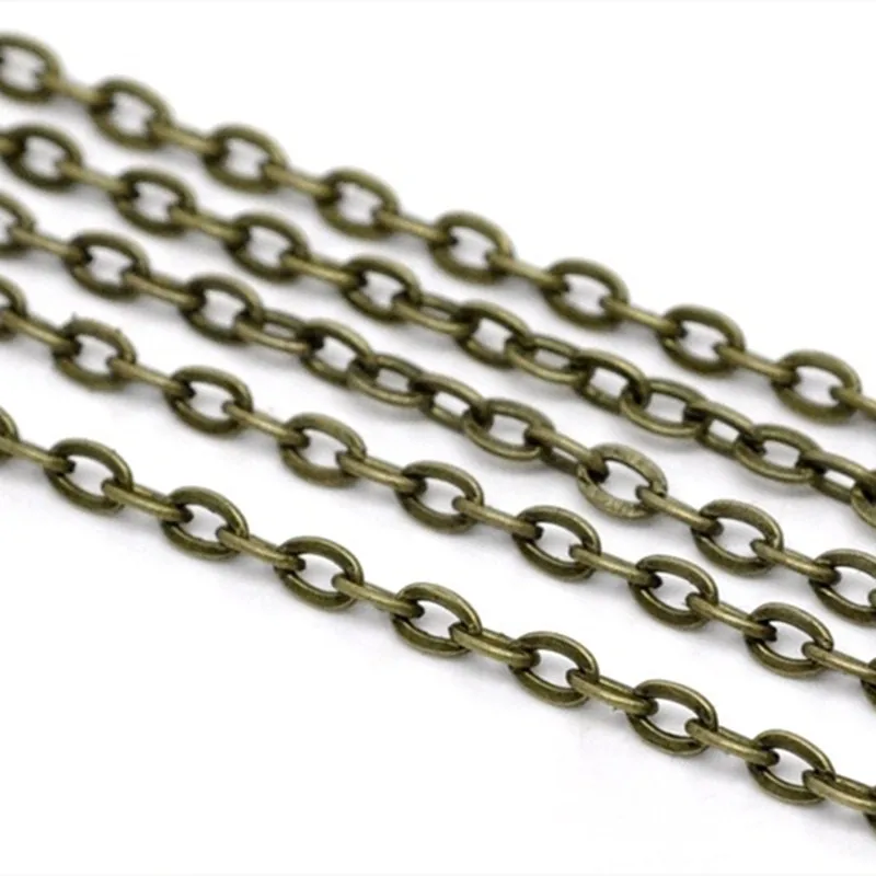 DoreenBeads сплав на железной основе соединительный кабель выводы цепи античная