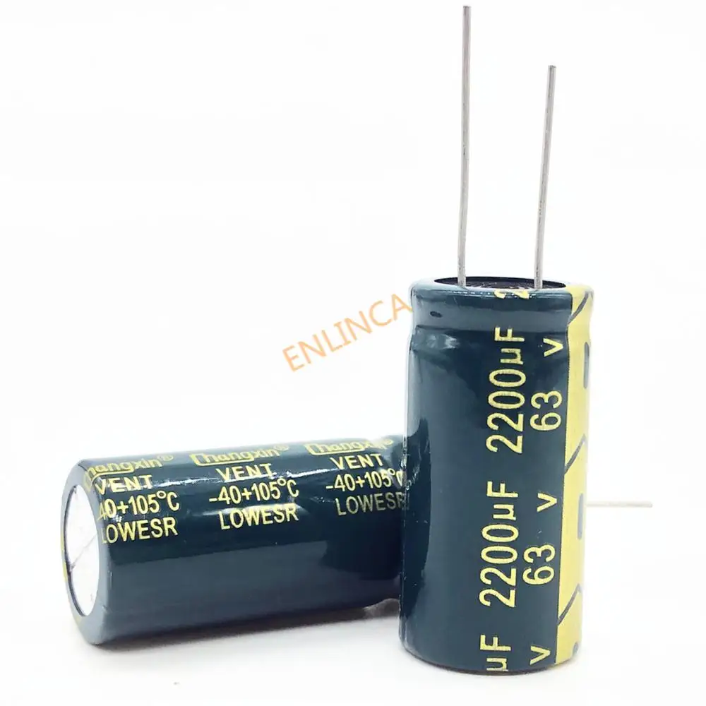 

20pcs/lot 63V 2200UF 18*35 high frequency low impedance aluminum electrolytic capacitor 2200uf 63V 20%