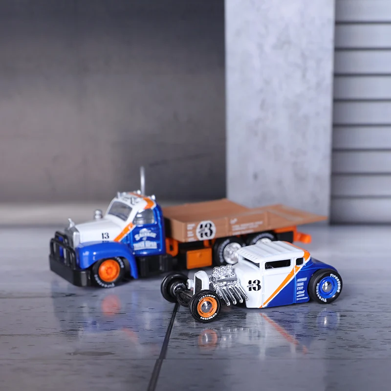 

MaiSto 1:64 грузовик с бортовым прицепом модель FORD A автотранспортный парк Ограниченная Коллекция литых моделей автомобилей из сплава