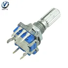 EC11 20 мм поворотный переключатель, кодовый коммутатор Аудио Цифровой потенциометр Переключатель Регулятор громкости 5Pin