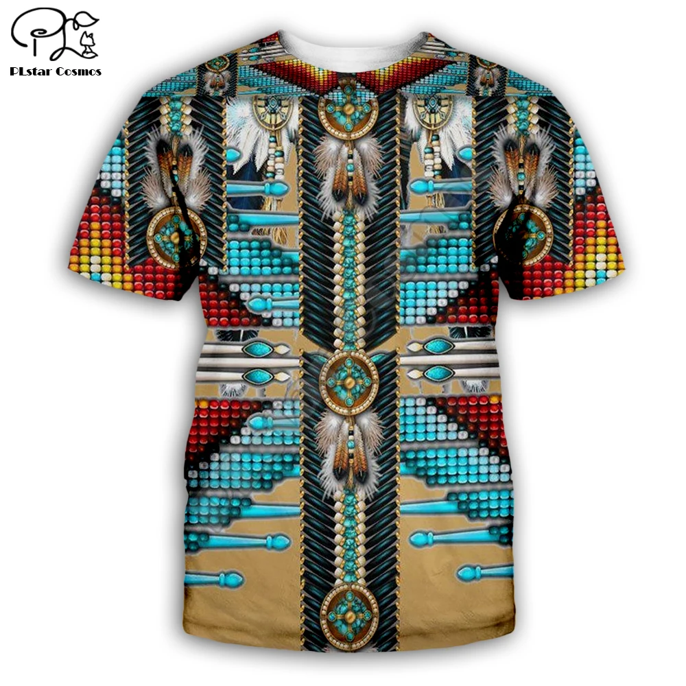 

Men for women Summer Native Indian Skull Printed 3D t shirt Fashion wolf t-shirts tees harajuku short sleeve top drop shipping