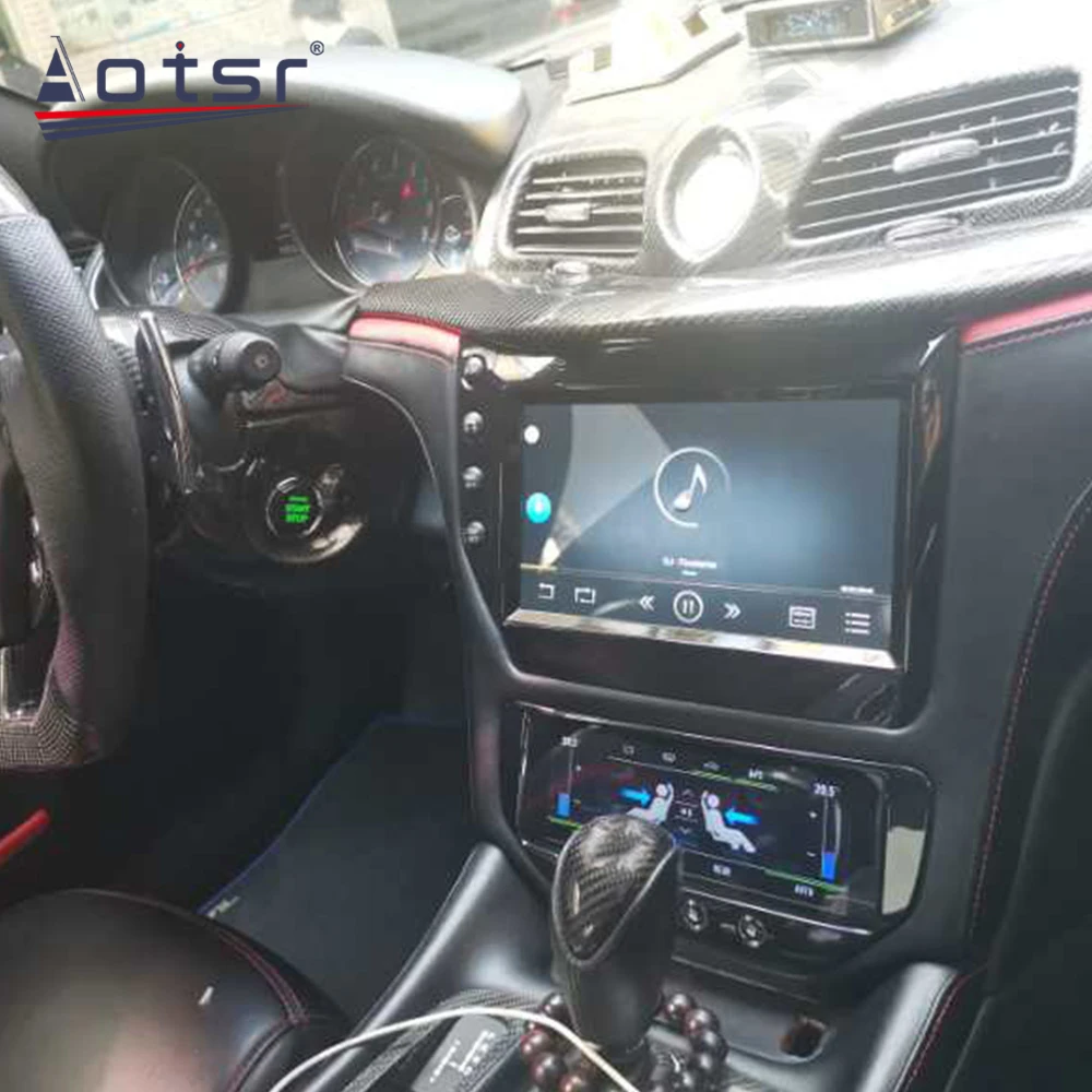 Автомобильный мультимедийный плеер Android 9 0 сенсорный ЖК экран дисплей