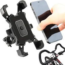 Bike Phone Holder Bicycle Mobile Cellphone Holder Easy Open Motorcycle Support Mount For iPhone Samsung Xiaomi Stand