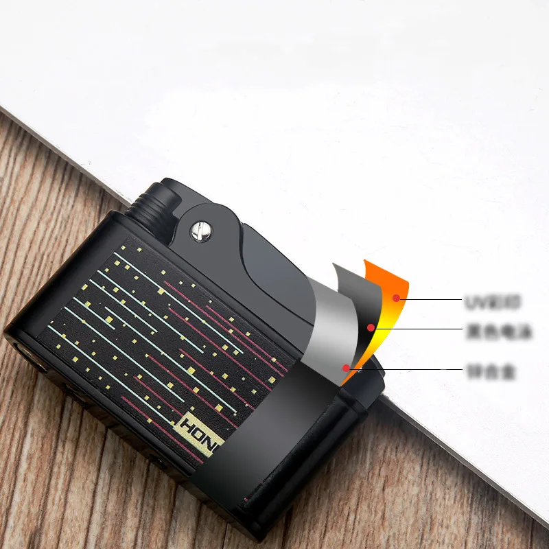 Честная бензиновая зажигалка с поджигом оригинальная креативная Ретро