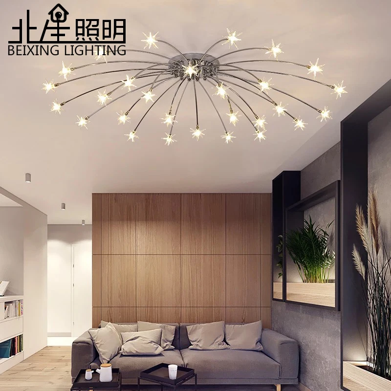 Современная хрустальная Светодиодная потолочная люстра K9 с утапливаемым