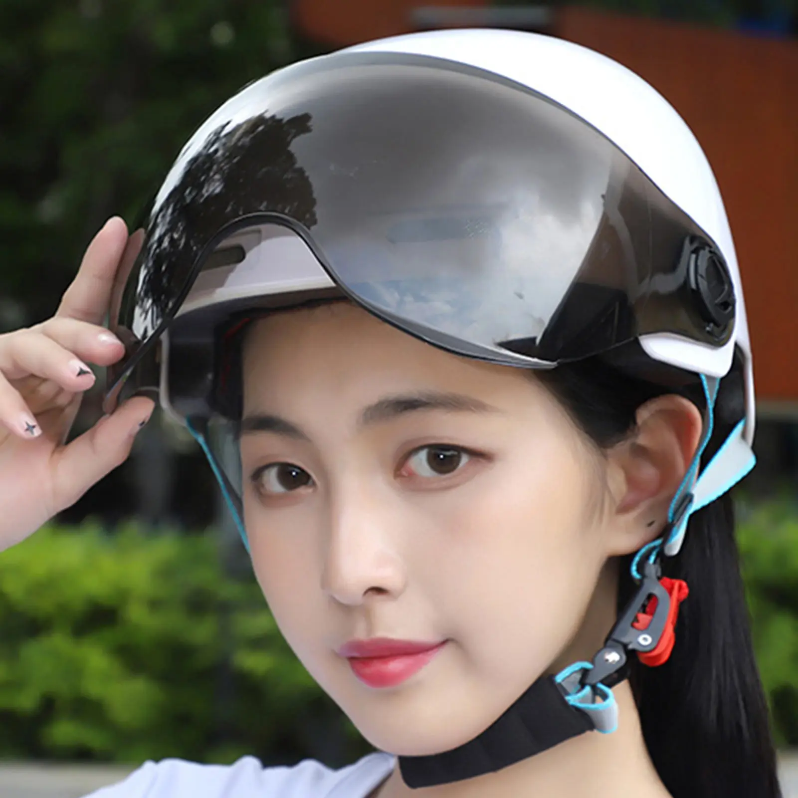 

Мотоциклетный шлем высокой четкости, защитные очки, дышащая защита для головы мотоцикла, Регулируемая яркость, универсальные для мужчин и ж...