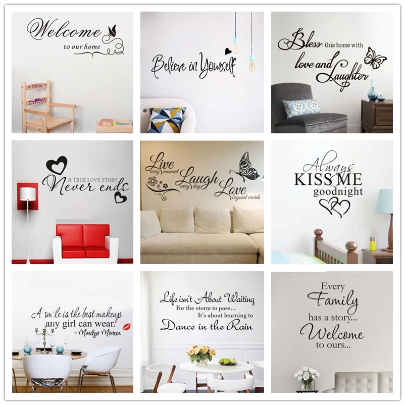 Модная Наклейка на стену художественная Цитата модные хобби виниловые наклейки s