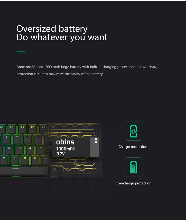 

Pro 2 Pro2 NKRO Bluetooth 5.0 Type-C RGB 60% Mini Mechanical Gaming Keyboard Cherry Gateron Kailh Red Brown Switch Keyboard
