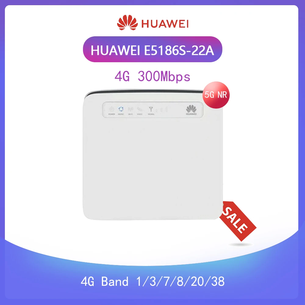 

Разблокированный беспроводной маршрутизатор Huawei E5186 E5186s-22 4G LTE FDD 800/900/1800/2100 МГц TDD2600Mhz Cat6 2600 Мбит/с роутер + антенна