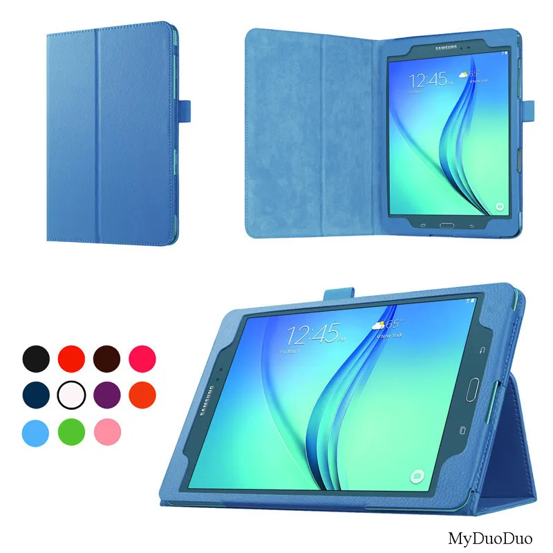 Чехол для планшета для samsung Galaxy Tab A T550 T555 SM-T550 9," Откидная подставка из искусственной кожи, умный чехол, защитная оболочка+ пленка+ стилус