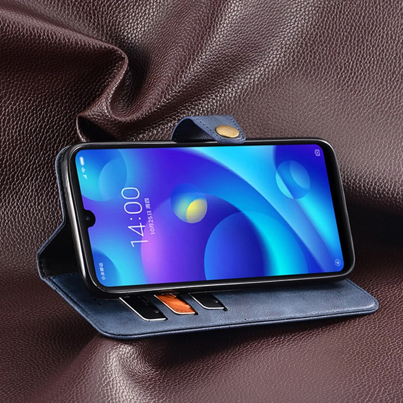 Чехол-Кошелек на Xiaomi Mi Max 3 кожаный чехол-книжка для телефона ударопрочный