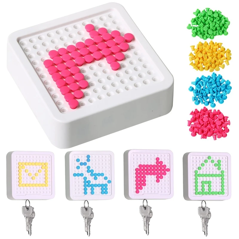 

Magnetic Key Holder Magnetic Key Rack Organizer Hooks with Adhesive Magnetic Key Ring Holder for Wall Door