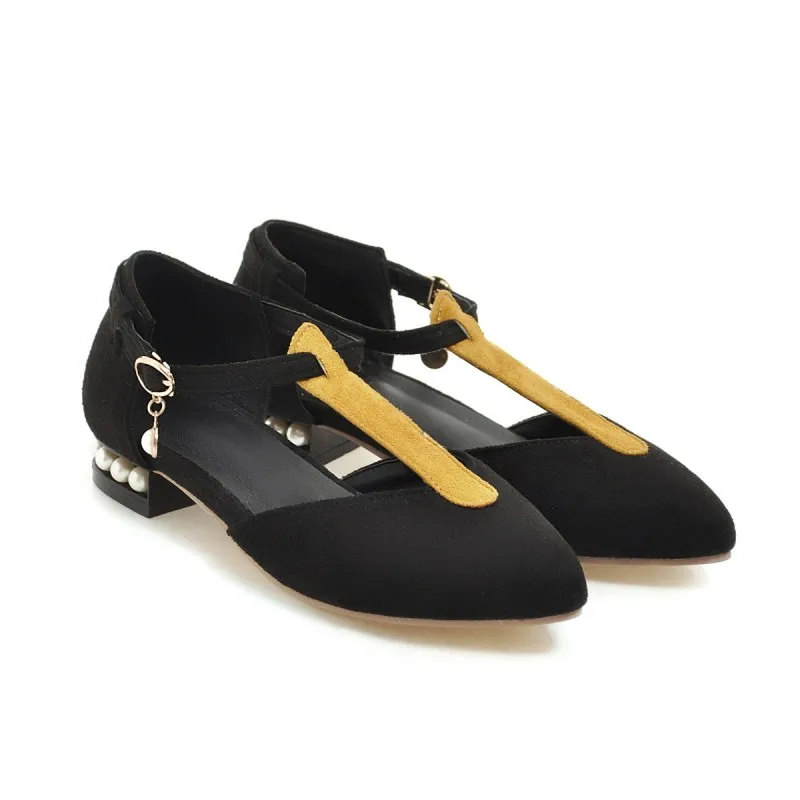 

Plus Size Pointed decorative shoes summer flat ladies women shoes woman