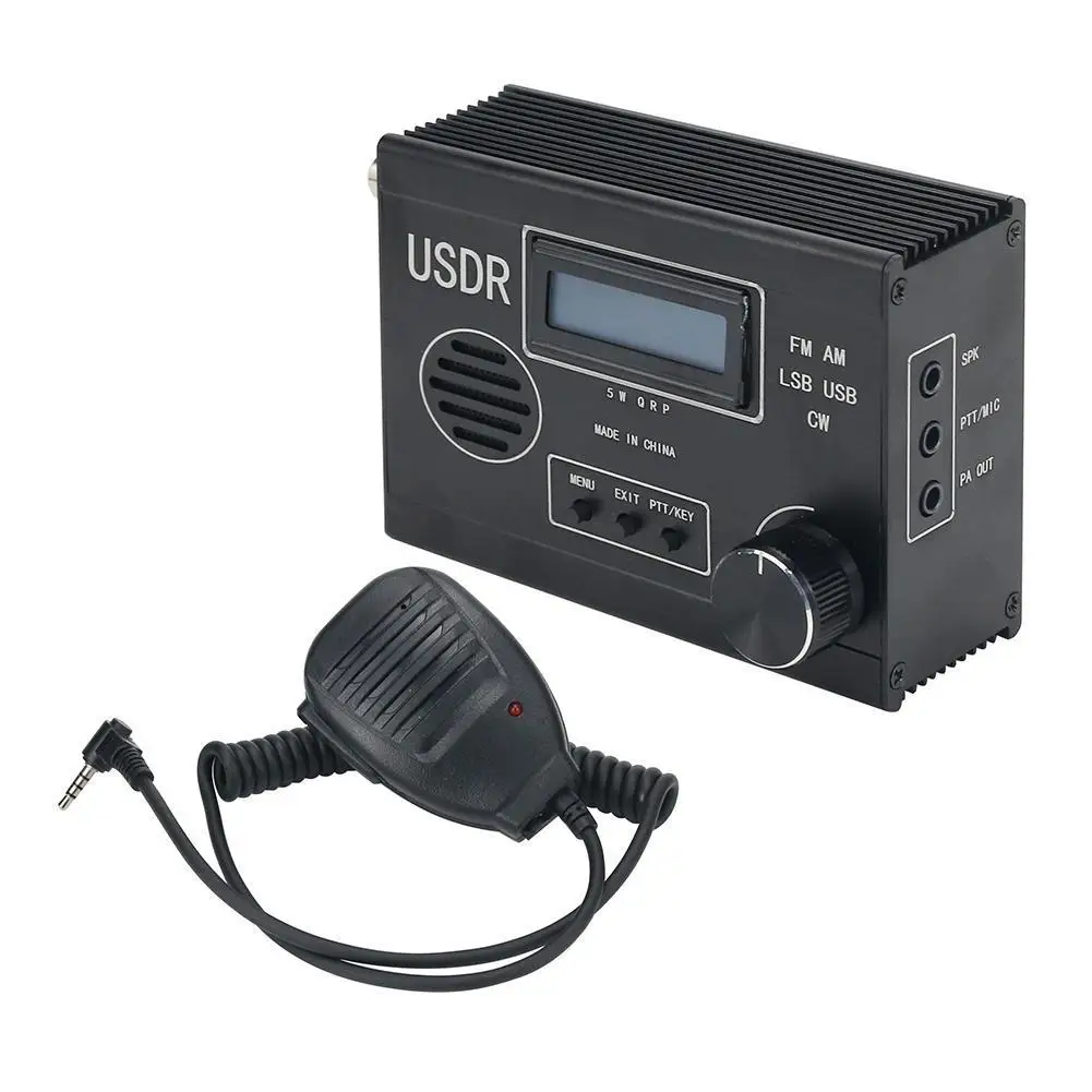 

5 Вт 8-полосный SDR радиоприемник SDR трансивер FM AM LSB USB CW с дисплеем для USDR USDX