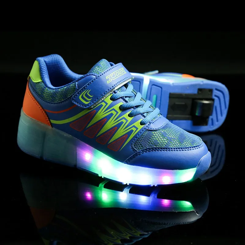 Детские кроссовки для мальчиков и девочек голубые розовые оранжевые со