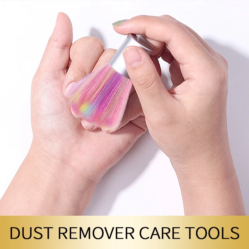 EUSCI Чистящая щетка для ногтей блестящая пудра Пыль акриловый УФ гель удаления