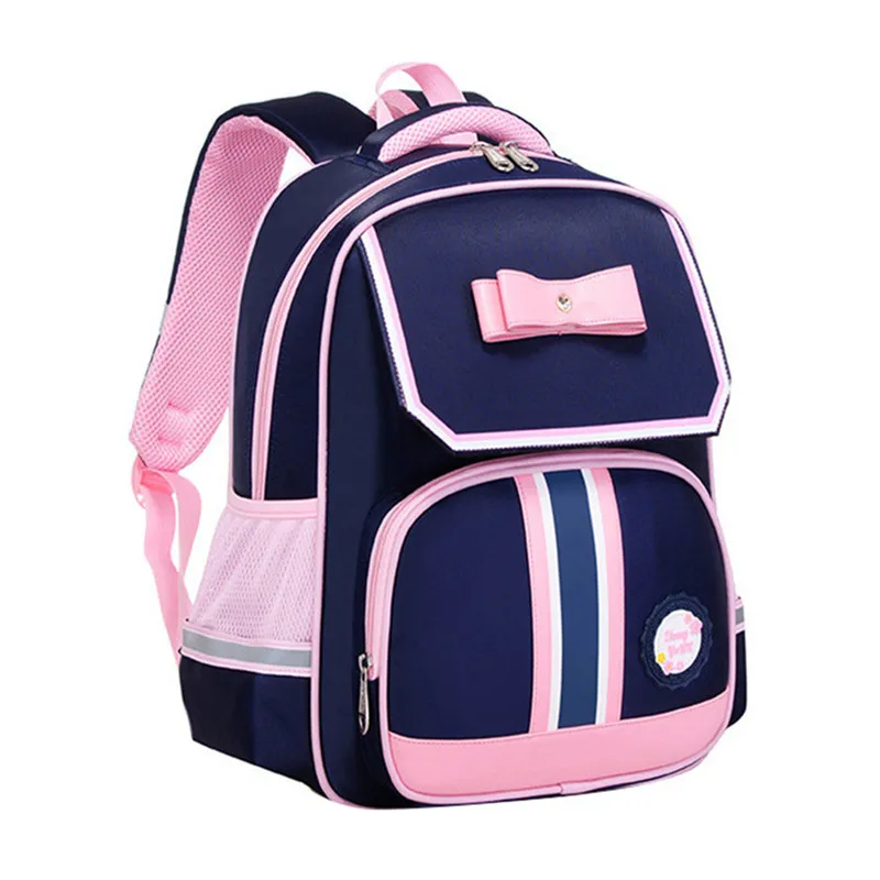 Детский Школьный рюкзак, ортопедический детский Ранец для девочек, портфель для начальной школы