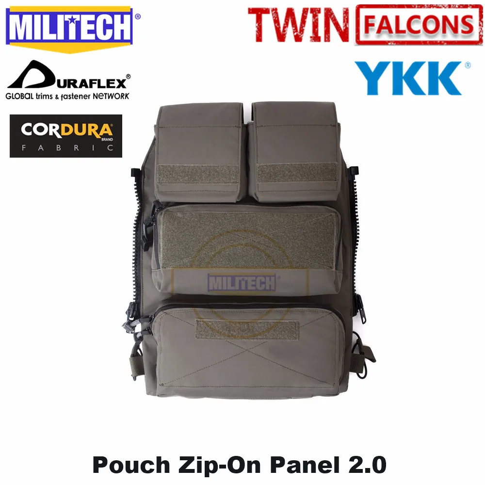 MILITECH Crye CP 2,0 на молнии сумка панель платформа для JPC CPC AVS Военная молния пакет TWINFALCONS TW 500D Delustered Cordura