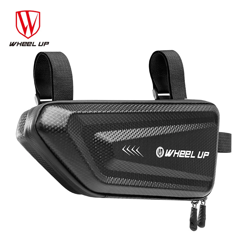 Сумка на колесо для велосипеда треугольная сумочка переднюю раму Жесткий Чехол