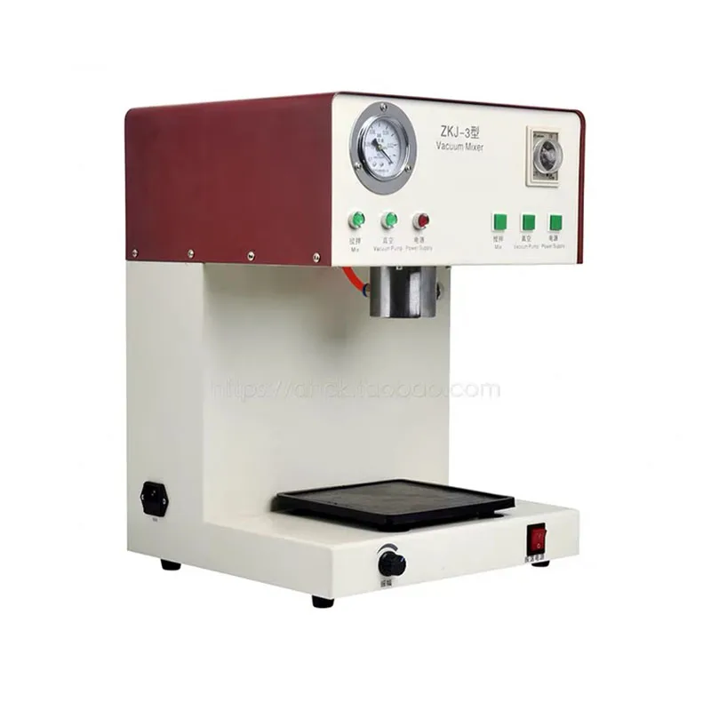 Стоматологическое лабораторное оборудование 2 в 1 вакуумный смеситель для зубных