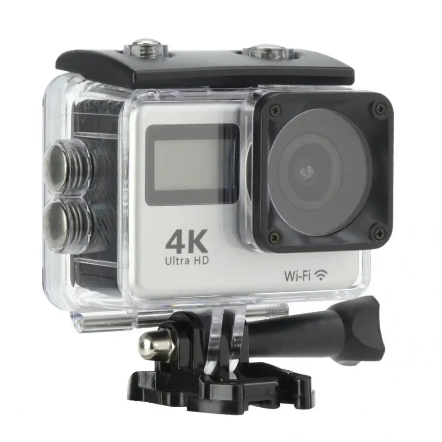 Уличная 30 м водонепроницаемая Спортивная камера 4K 30fps двойной экран wifi широкоугольная экшн Спортивная камера комплект для катания на лыжах, плавания, верховой езды