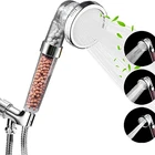 Насадка для душа, 3 режима, фильтр для ручного душа, Регулируемая Экономия воды, высокое давление воды Анионный фильтр, насадка для душа