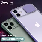 Противоударный чехол для защиты объектива камеры для iPhone 11 Pro Max SE 2020 XS Max XR X 7 8 6 6S Plus, прозрачный матовый силиконовый чехол
