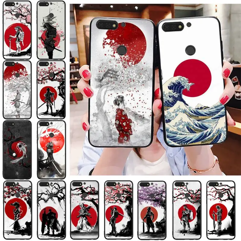 

Samurai japanese tattoo Sun Art Phone Case For Huawei Honor 10X lite 7C 7A 8X 9X 8A 20lite 10lite 10i 8C 7X 8S 20S 9S 7S 9A Case