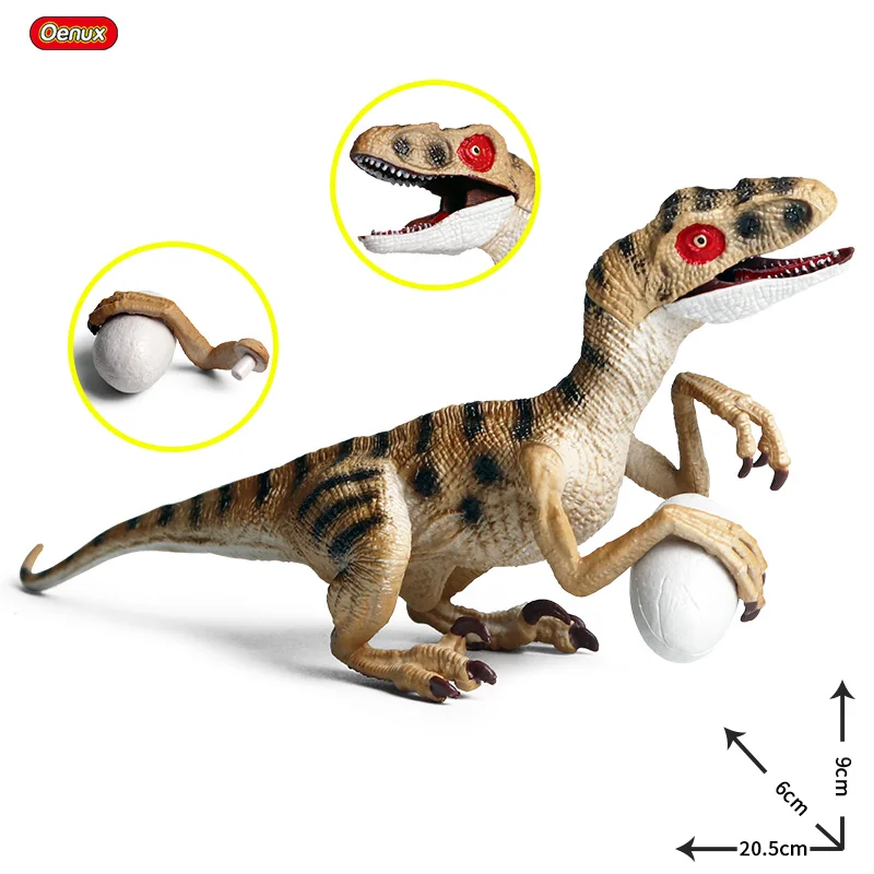 Without Box Oenux достаринный дикарь Юрского Периода Динозавры фигурки T-Rex pterodacktyl Велоцираптор Модель Фигурки Коллекция детская игрушка - Цвет: Without Box
