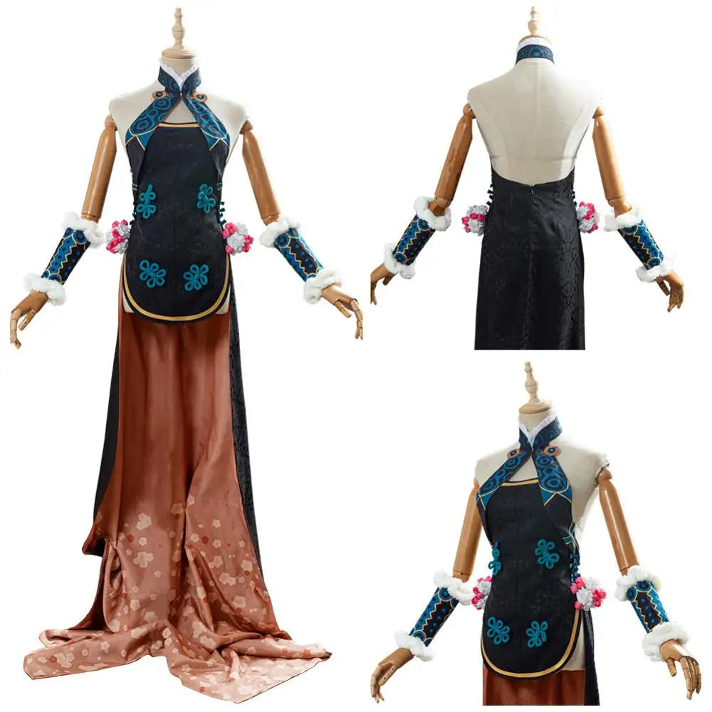 

Fate/Grand Order Cosplay FGO Yang Guifei Costume Adult Cheongsam Dress Suit Halloween Carnival Costumes