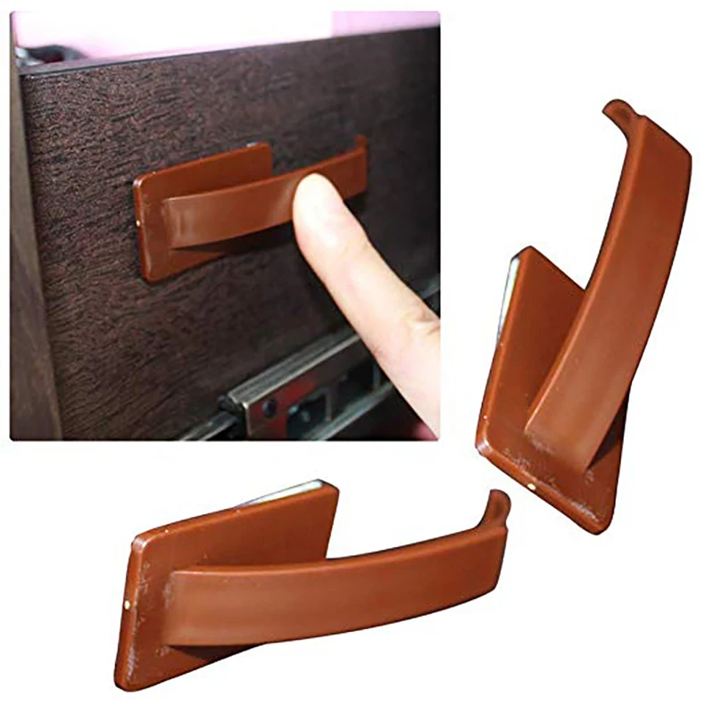 Невидимые замки для безопасности детей пластиковые ящиков 10 шт.|Замки и