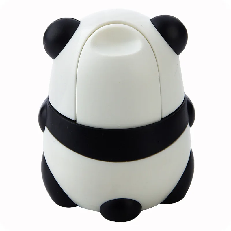 

Lovely panda creative automatic toothpick box hand-pressed plastic toothpick holder for home living room