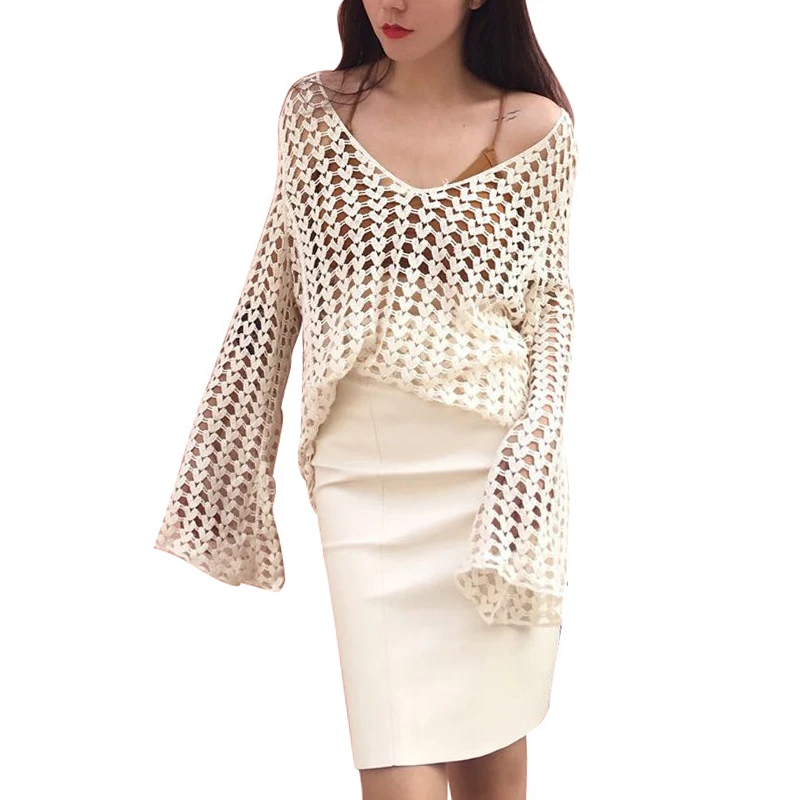 Новинка накидка для купальника вязаный купальник с вырезами накидки купальный