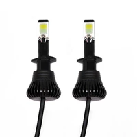 1pair aviation aluminum alloy white yellow dual color high power cob driving fog daytime running lamp
