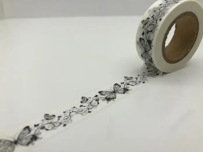 1757 Черная Серия васи лента Kawaii клейкая лента много Ловец снов сетка японский Сделай Сам Скрапбукинг Fita Adesiva Papeleria - Цвет: 1757