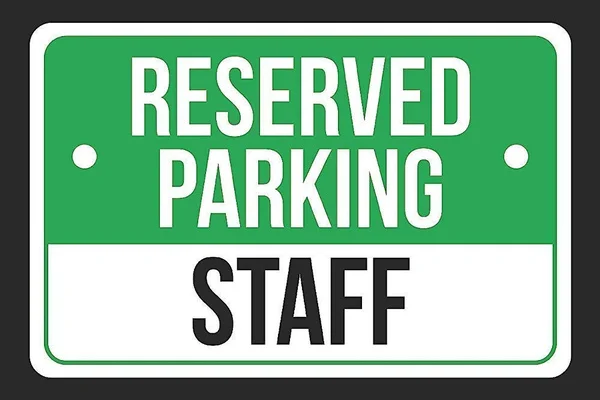 Новый Винтажный Ретро металлический жестяной знак парковочный персонал уличный