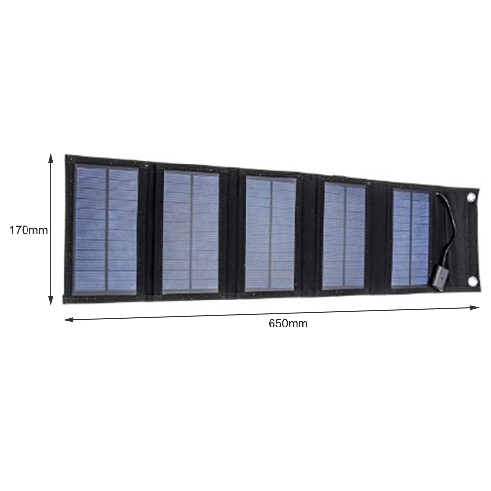 Складная солнечная панель с 2 USB-портами 20 Вт | Обустройство дома
