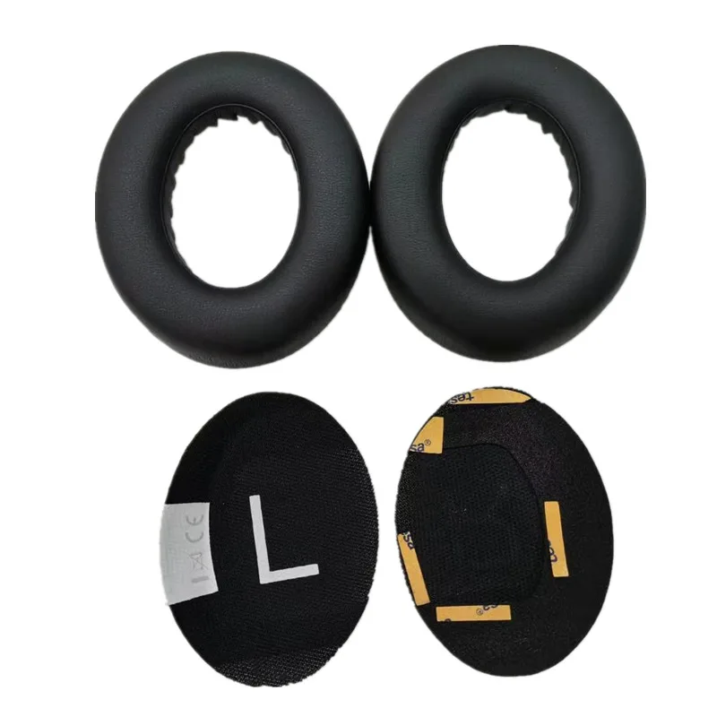 Сменные амбушюры из Протеиновой кожи поролоновые для наушников BOSE NC700 с