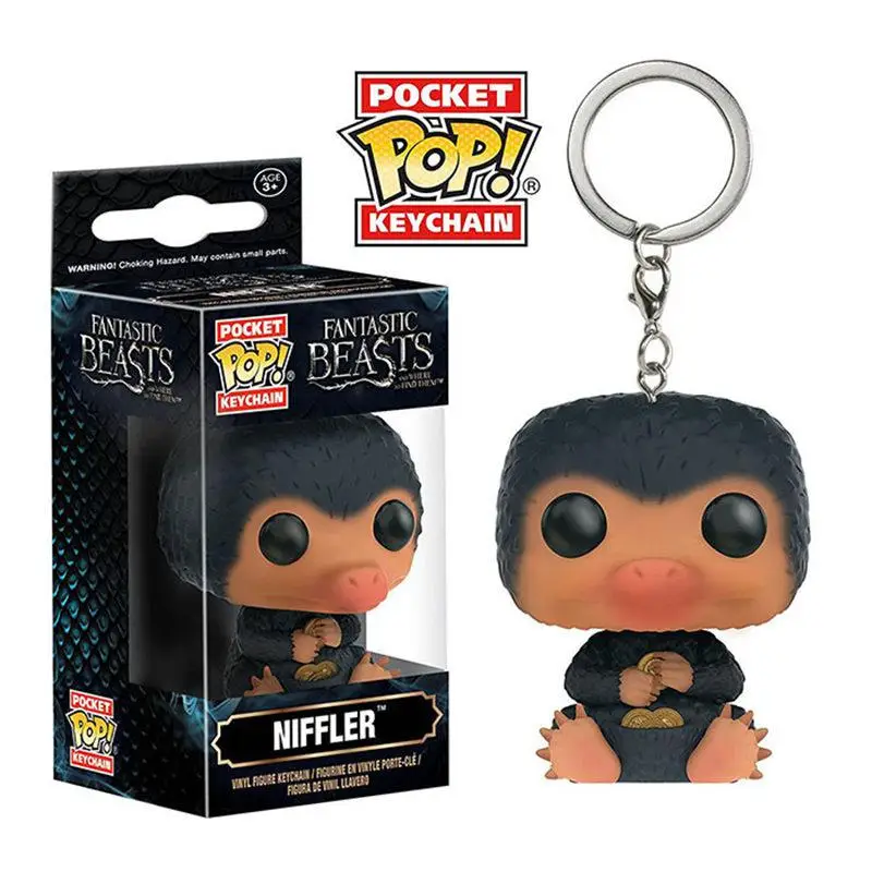 Niffler Funko Pop Фантастические звери и где их найти фигурка тестраль ниффлер Пикетт брелок игрушки - Цвет: Niffler