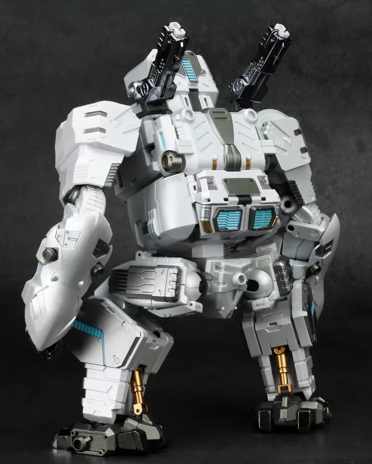 

Transformation GT-10A GT10A White Ape King GT10W GT-10W Electroplating Metallic paint Captain Orangutan Robot Action Figure Toys
