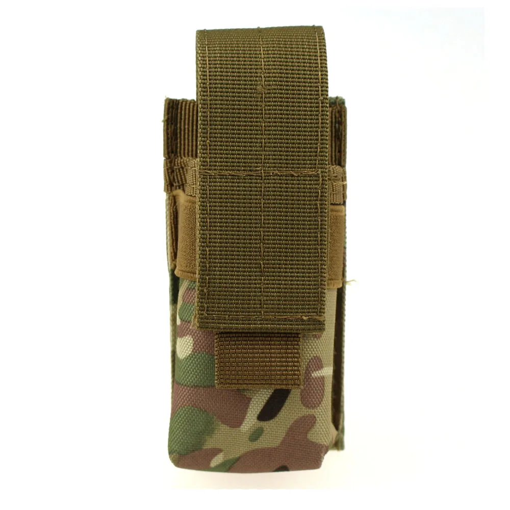 CP Тактический военный Molle Инструменты Нож OC спрей фонарик Сумка один Пистолет подсумок Открытый Охота кобура Сумка - Цвет: CP