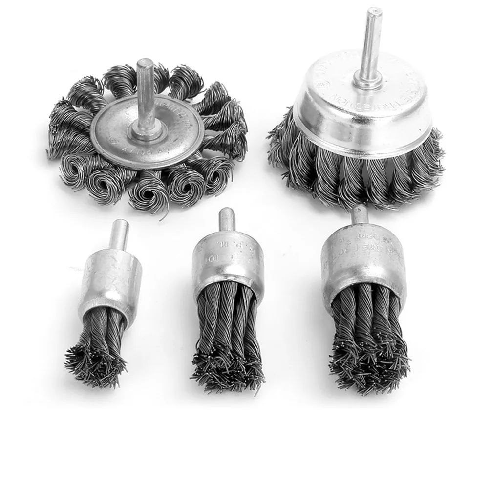 

Rotary Joint Wire Bush Rust Steel 5PC 6x20mm 6x25mm 6x30mm 6x75mm Disk