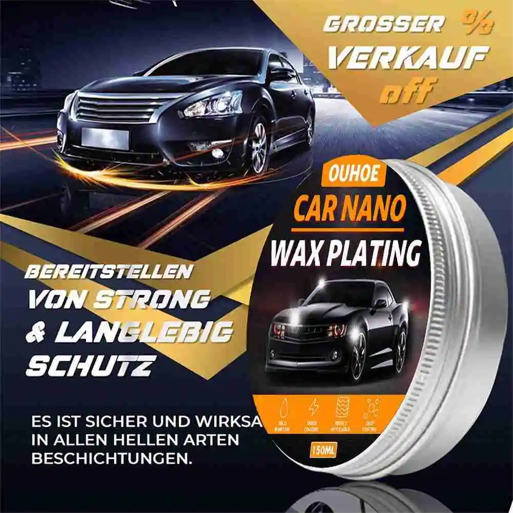 

New Maintenance Tools Polishing Wax Cleaning Agent Scratch Polish Car Coat Car Wax Liquid Wash Anti Car Coating Ceramic Nan K6R7