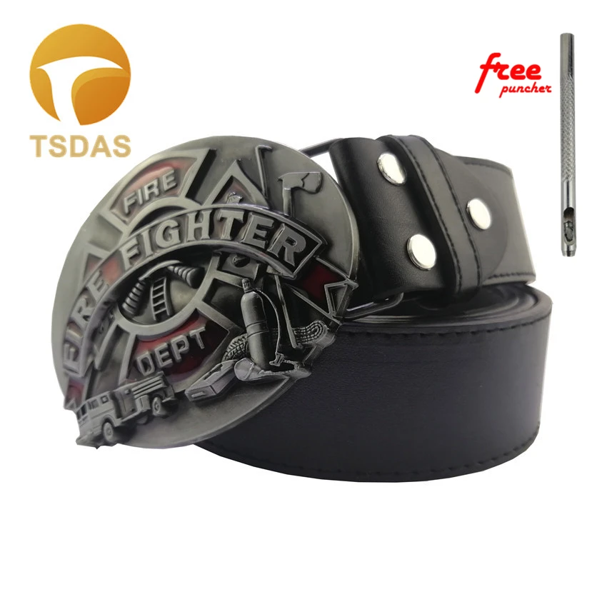 New Fashion Classical Letter Male Accesorios Belt Buckle Cool Fire Fighter Metal For Men Classic Year Gifts | Дом и сад