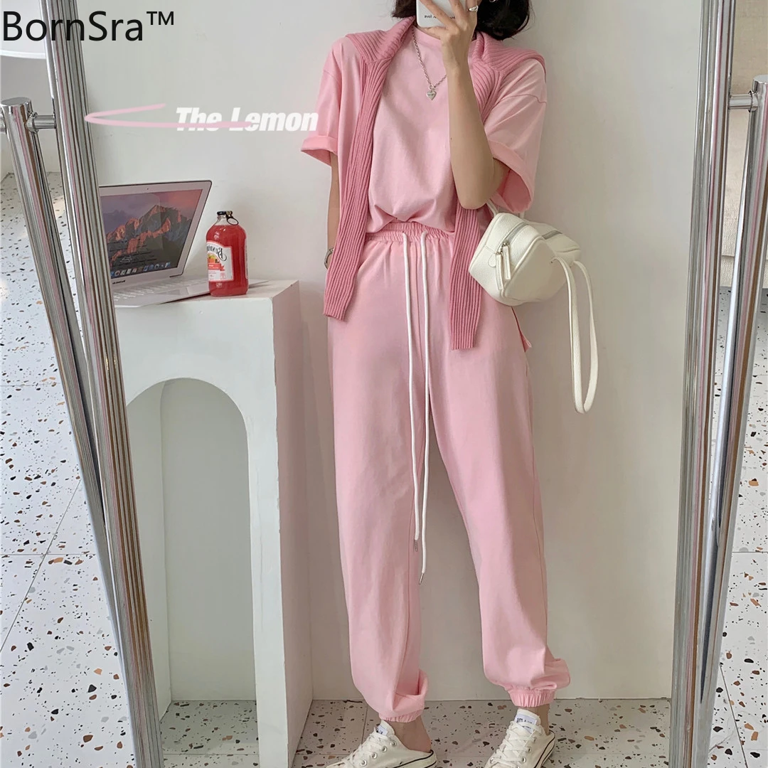 Bornsra 2021 Весна и лето лимонный хан издание чистый цвет эластичный пояс с коротким