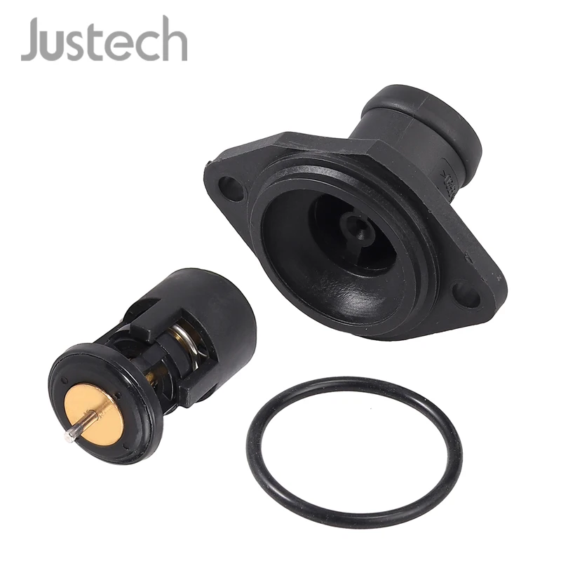Justech новый термостат с уплотнением + Корпус 032121110B для VW GOLF 4 1J 1 16V 6 охлаждающая