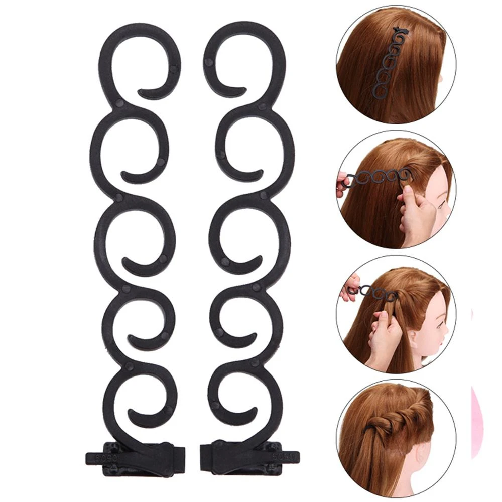 Lady French Hair Braiding Tool Magic Hair Twist Styling Clip Braider Roller Bun Maker DIY Hair Band Accessories hair tools