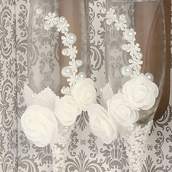 2 шт./компл. Свадебные стеклянные es персонализированные флейты шампанского